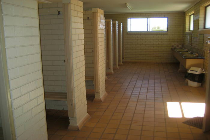 caravan park bathrooms